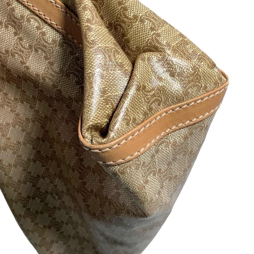 Celine Macadam Brown Monogram Clutch Vintage - Picture 14 of 15